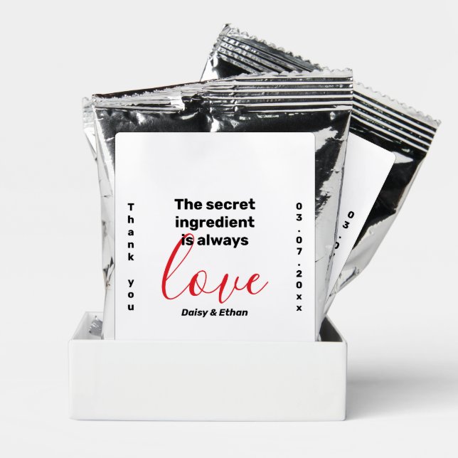 Inspirational Wedding Thank You  Coffee Drink Mix (Pair)