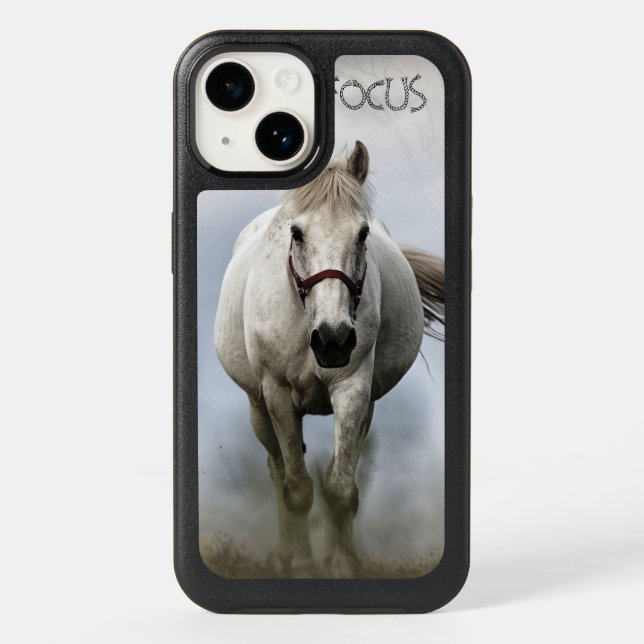 Inspirational White Horse Otterbox iPhone Case (Back)