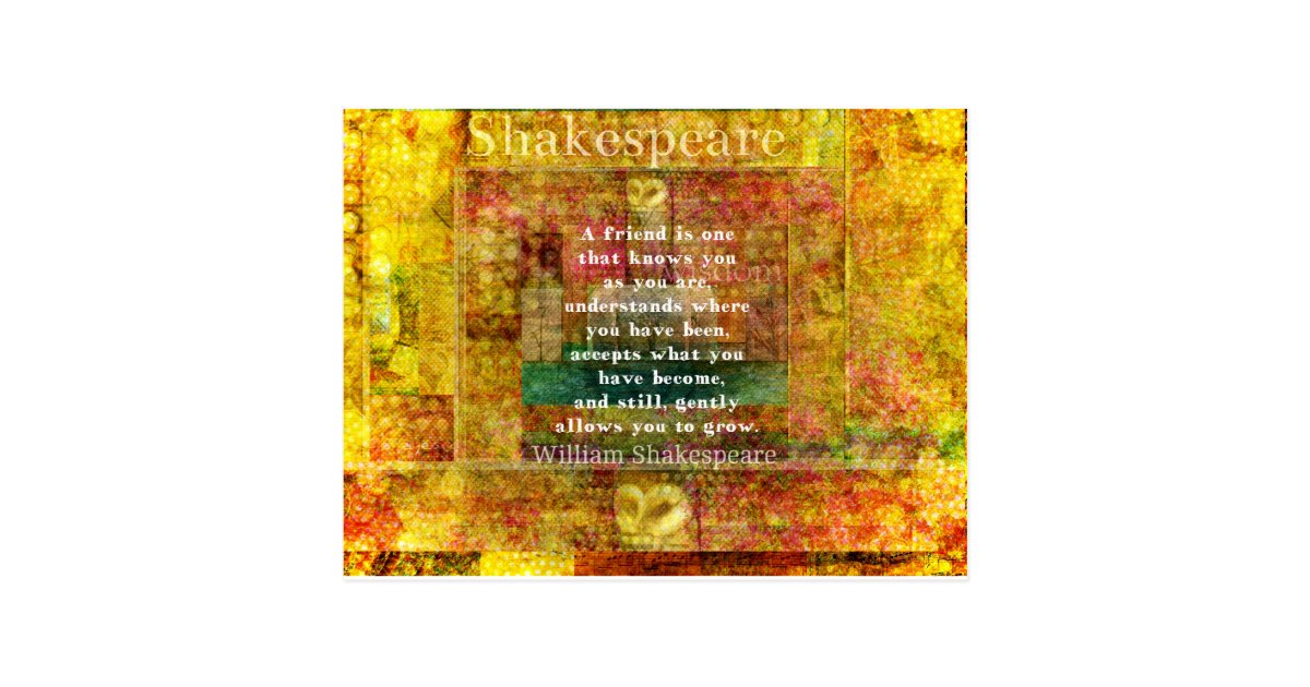 William Shakespeare Quotes On Friendship