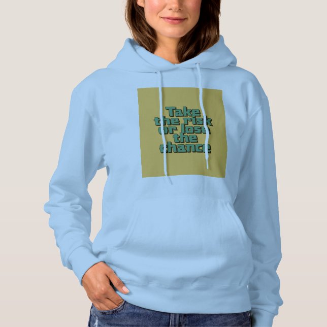 Inspirational Women's Graphic Hoodie (Front)