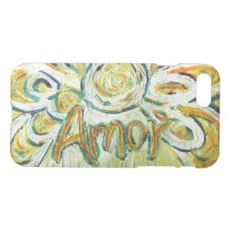Inspirational Word Amor Angel Art Phone Case