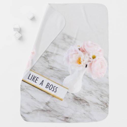 inspirational word baby blanket