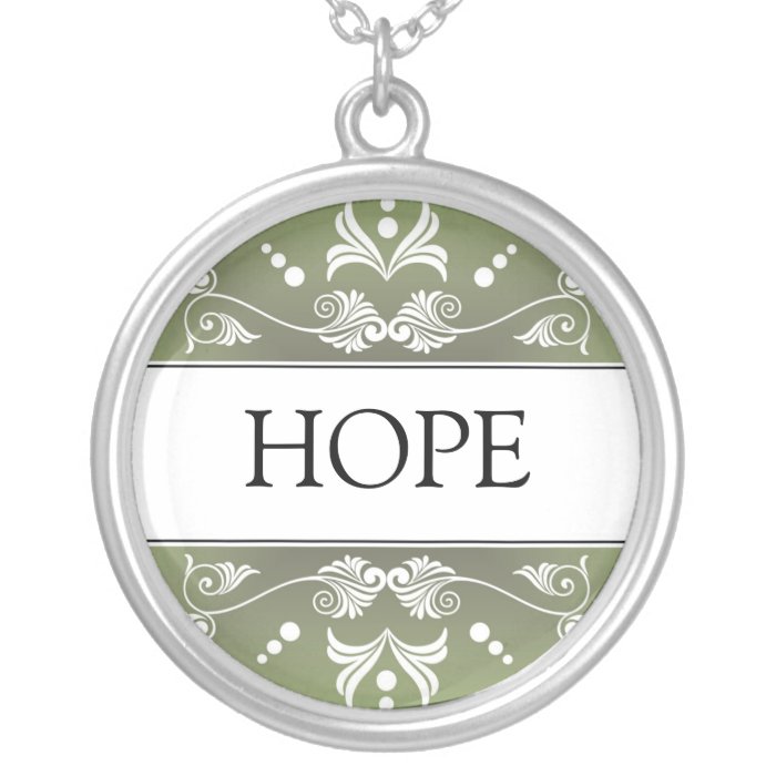 Inspirational Word   HOPE Pendant