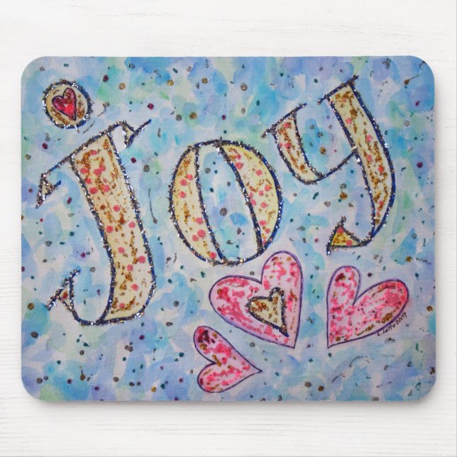 Inspirational Word "Joy" Mousepad (Front)