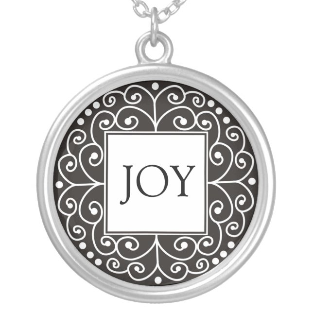 Inspirational Word - JOY Pendant (Front)