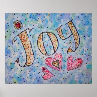 Inspirational Word "Joy" Poster