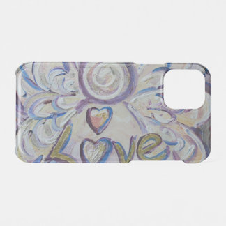 Inspirational Word Love Angel Art iPhone Case