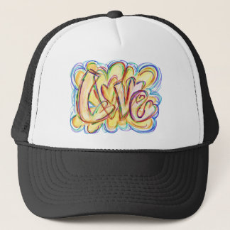 Inspirational Word Love Art Hat