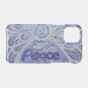 Inspirational Word Peace Angel Art iPhone Case