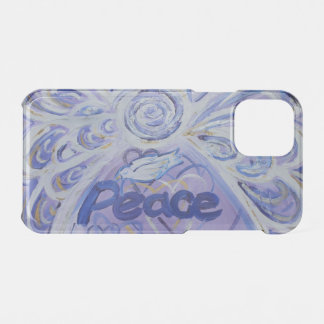 Inspirational Word Peace Angel Art iPhone Case