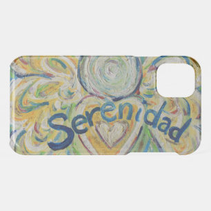 Inspirational Word Serenidad Angel iPhone Case