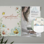 Inspirational Words & Art Nature Inspired Quotes  Calendar<br><div class="desc">Brighten every month with uplifting quotes and original watercolor florals, nature-inspired illustrations in this beautifully designed Inspirational Words & Art Calendar by artist Lorena Depante. Featuring unique monthly spreads filled with motivational messages and delicate artwork, this vertical wall calendar brings encouragement and charm to your space year-round. Ideal for home,...</div>
