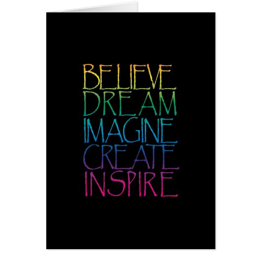 Inspirational Words Cards (Front)