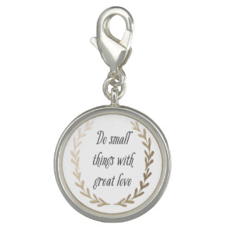 Inspirational Words Charm