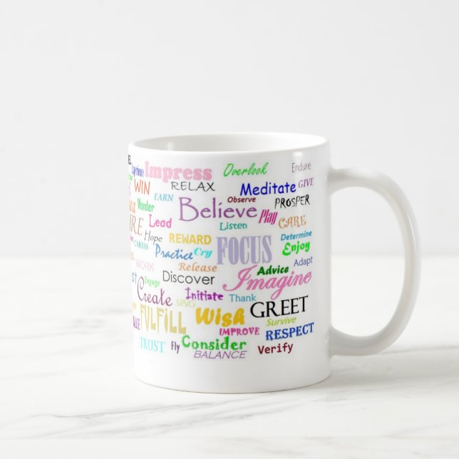 Inspirational Words Coffee Mug (Right)
