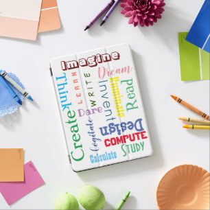 Inspirational Words Colorful Students iPad Pro Cover