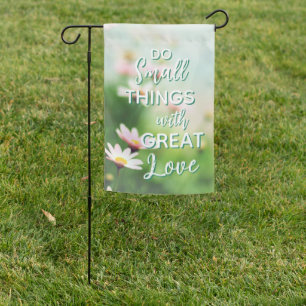 Inspirational words for Christian Garden Flag