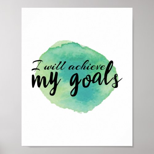 inspirational words for self care poster