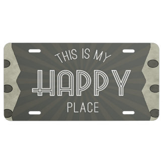 Motivational Quotes License Plates | Zazzle