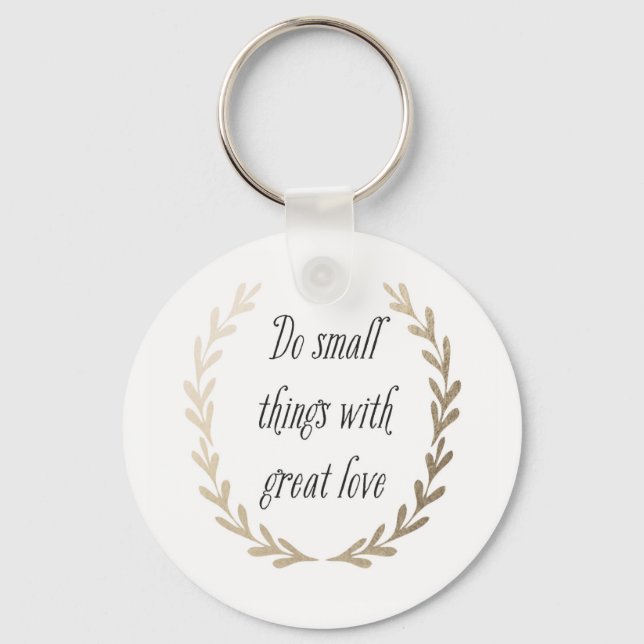 Inspirational Words Keychain (Front)