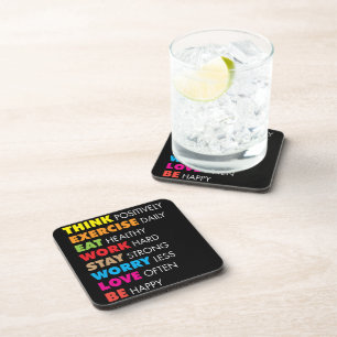 Inspirational Words - Motivational Drink Coaster