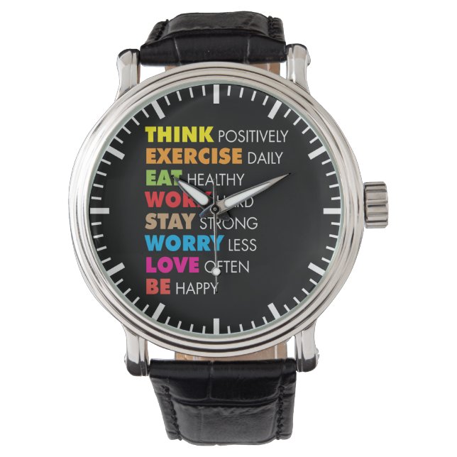 Inspirational Words - Motivational Watch (Front)