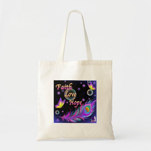 inspirational words pattern Tote Bag