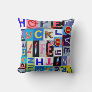 Inspirational Words Throw Pillow