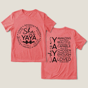 Inspirational Yaya Tri-Blend Shirt