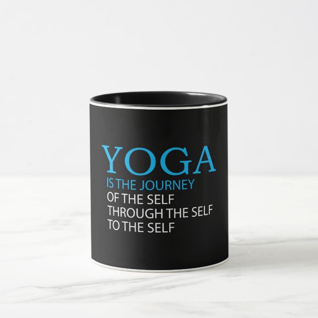 Inspirational Yoga Definition Mug (Center)