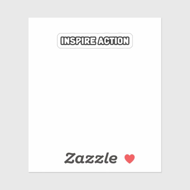 Inspire Action Motivation Leadership Influence Pro Sticker (Sheet)