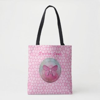 Inspire 'Become the Change' Pink Butterfly Mosaic