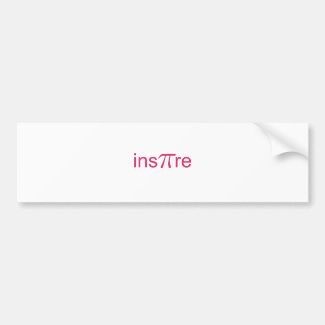 ins'Pi're Bumper Sticker (Front)