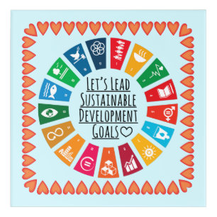 Inspire Change & Sustainability Goals WallArt Acrylic Print