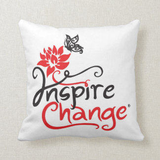 Inspire Change Throw Pillow