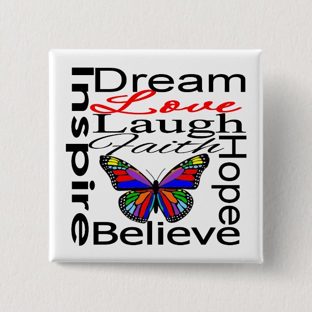 Inspire Collage Button (Front)