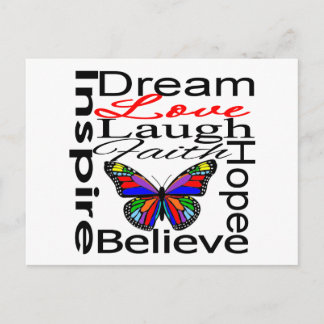 Inspire Collage Postcard