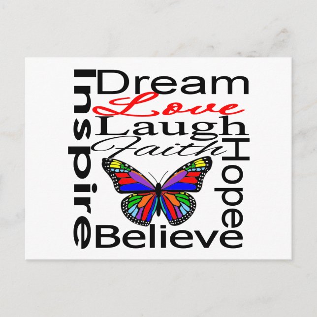 Inspire Collage Postcard (Front)