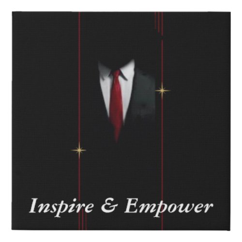 Inspire  Empower Inspirational Wall Art Canvas