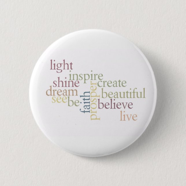 Inspire Faith Pinback Button (Front)