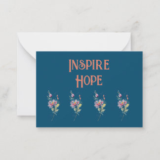 Inspire Hope: Note Card