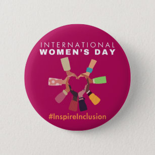 Inspire Inclusion International Women's Day 2024 Button