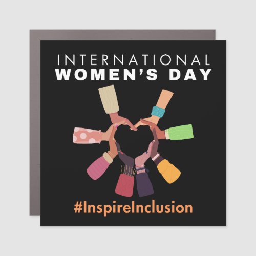 Inspire Inclusion International Womens Day 2024  Car Magnet