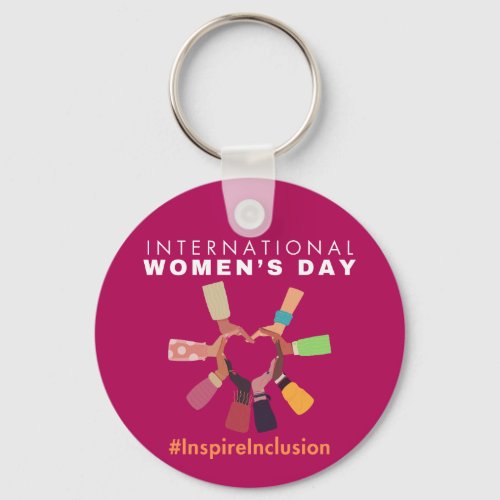 Inspire Inclusion International Womens Day 2024  Keychain