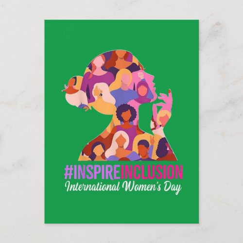 Inspire Inclusion International Womens Day 2024  Postcard