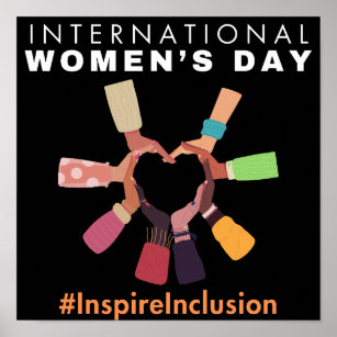 Inspire Inclusion International Women's Day 2024  Poster