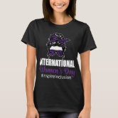 International Day Inspire Inclusion Embrace Equity Women T-shirt
