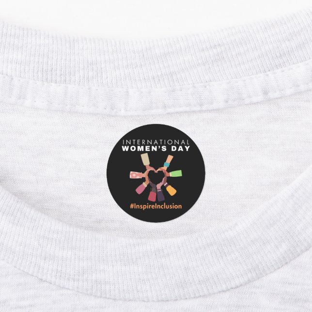 Inspire Inclusion International Women's Day Labels (Affixed)