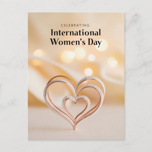 Inspire Inclusion International Women's day Postcard (Front)