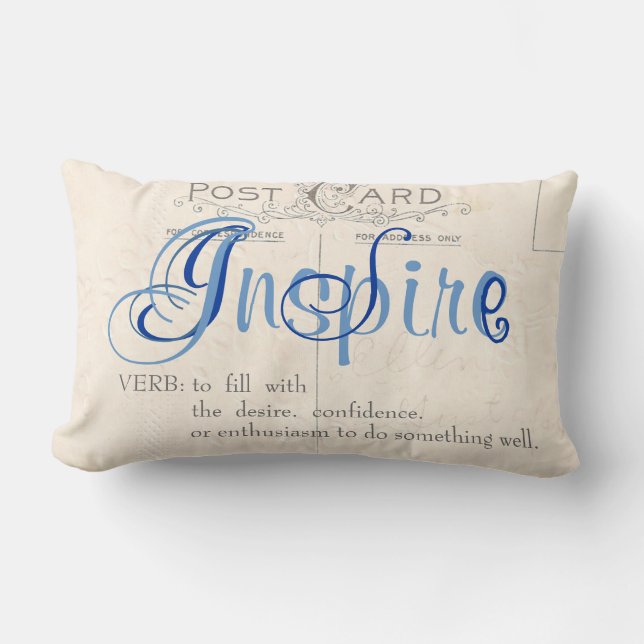Inspire Lumbar Throw Pillow (Front)